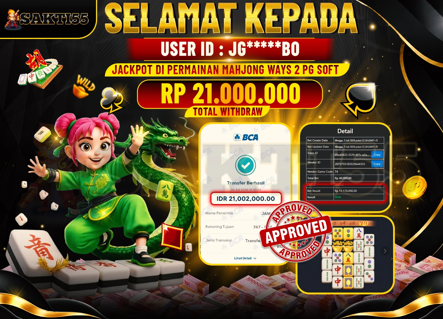 BUKTI JACKPOT MAHJONG WAYS 2 - SAKTI55